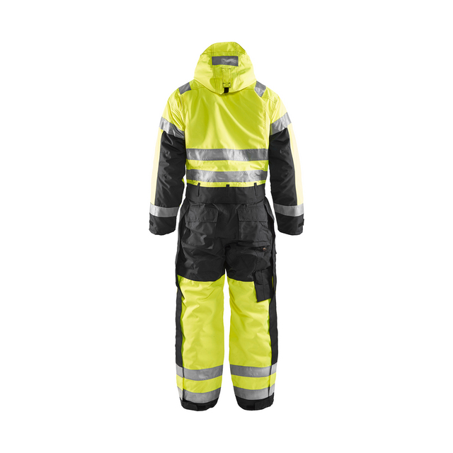 VARSELOVERALL 6763 1977 VINTER VARSELGUL/SVART C46