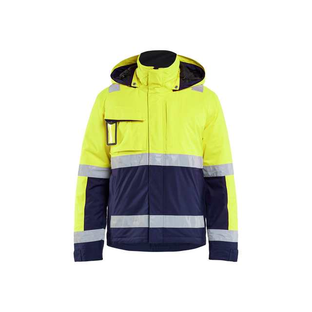 VARSELJACKA 4870 1987 VINTER VARSELGUL/MARINBLÅ XS