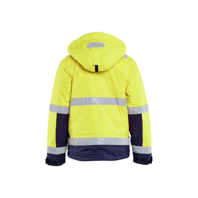 VARSELJACKA 4870 1987 VINTER VARSELGUL/MARINBLÅ XS