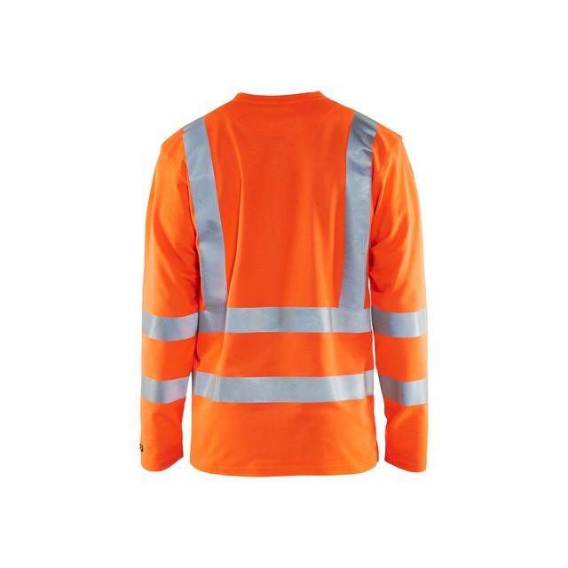 T-SHIRT 3381 1070 UV-SKYDDAD VARSEL LÅNG ÄRM ORANGE S