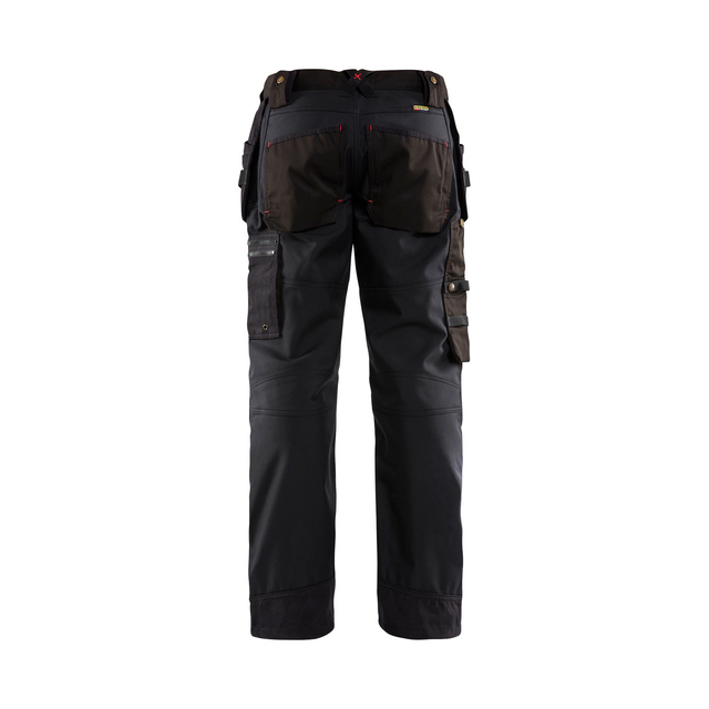 HANTVERKSBYXA 1500 2517 X1500 SOFTSHELL SVART C58