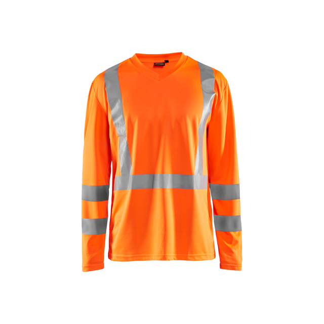 T-SHIRT 3383 1011 VARSEL UV-SK LÅNG ÄRM VARSELORANGE L