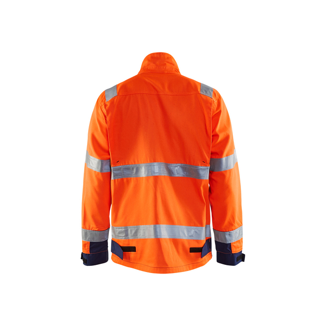 VARSELJACKA 4064 1811 VARSELORANGE/MARINBLÅ M