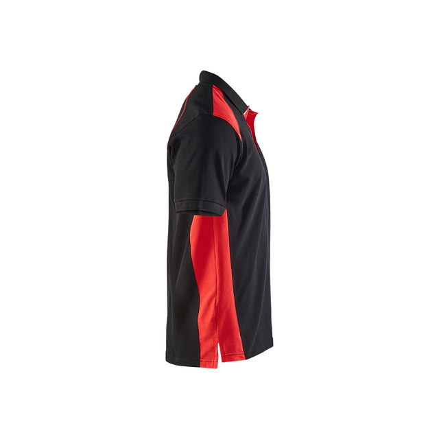 PIKÉTRÖJA 3324 1050 SVART/RÖD XXL