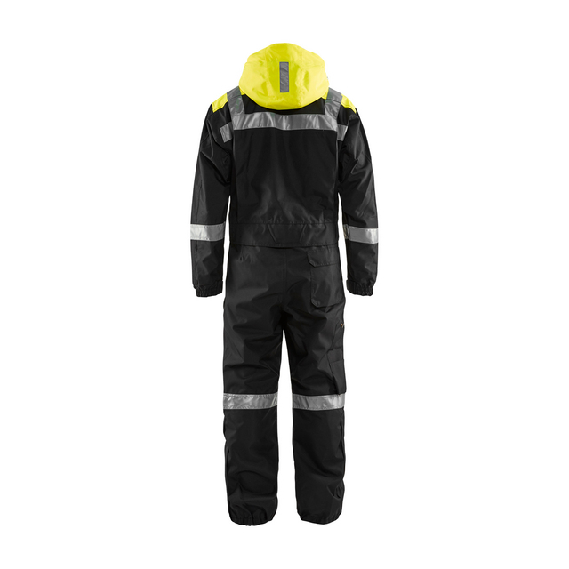 SKALOVERALL 6786 1977 SVART/VARSELGUL C58