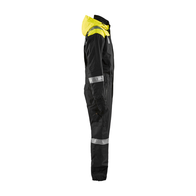 SKALOVERALL 6786 1977 SVART/VARSELGUL C58