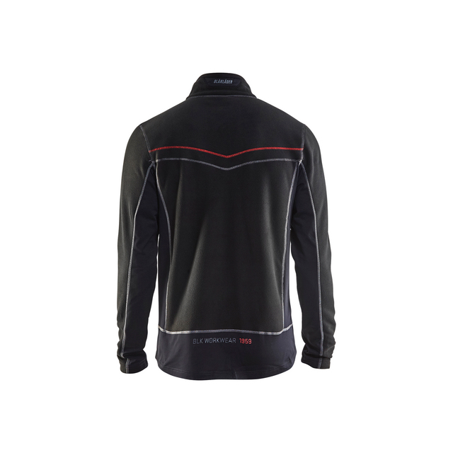 MICROFLEECEJACKA 4997 1010 SVART XXL