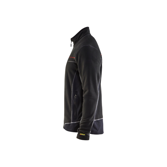 MICROFLEECEJACKA 4997 1010 SVART XXL