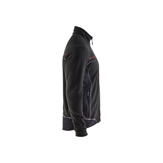 MICROFLEECEJACKA 4997 1010 SVART XXL