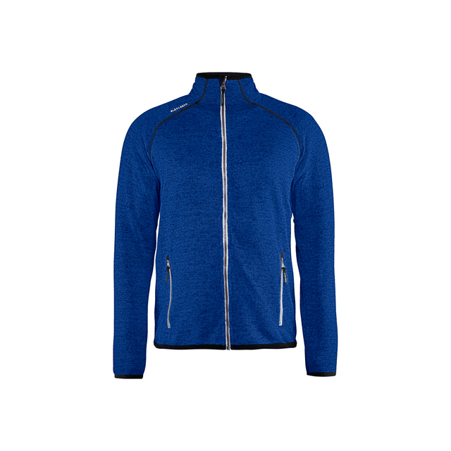 JACKA 4942 2117 STICKAD KORNBLÅ/VIT 4XL