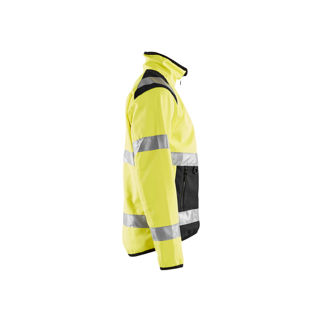 VARSELJACKA 4877 2516 SOFTSHELL VARSELGUL/SVART S