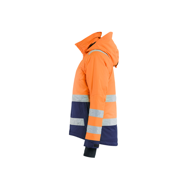 VARSELJACKA 4872 1987 VINTER DAM VARSELORANGE/MARINBLÅ S