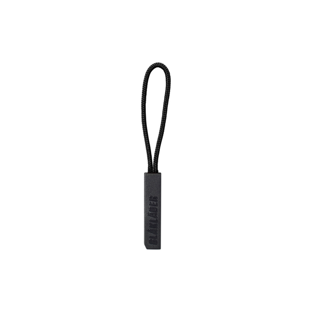 Svart loophandtag med texten RUNLOCK.