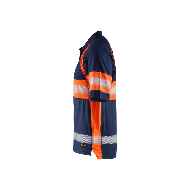 PIKÉTRÖJA 3338 1051 UV-SKYDDAD VARSEL MARINBLÅ/VARSORANGE XS