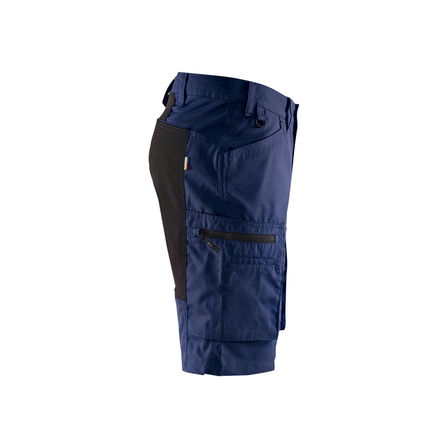SERVICESHORTS 1449 1845 STRETCH MARINBLÅ/SVART C50