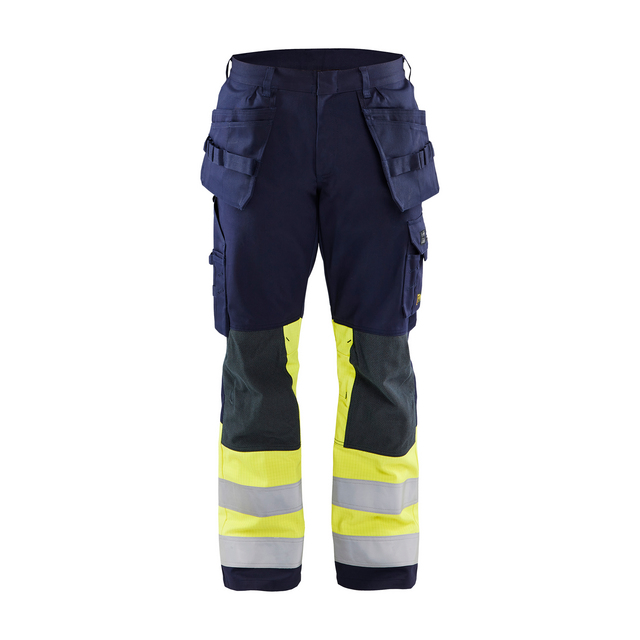 HANTVERKSBYXA 1479 1514 MULTINORM MARINBLÅ/VGUL D112