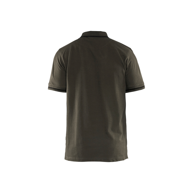 PIKÉTRÖJA 3389 1050 MÖRK OLIVGRÖN/SVART XXXL