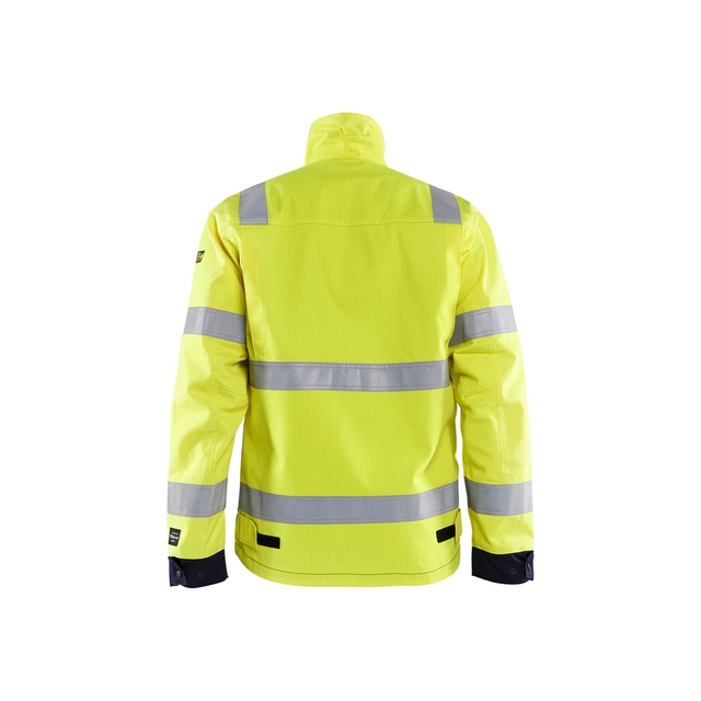 JACKA 4087 1514 MULTINORM VARSELGUL/MARINBLÅ XXXL