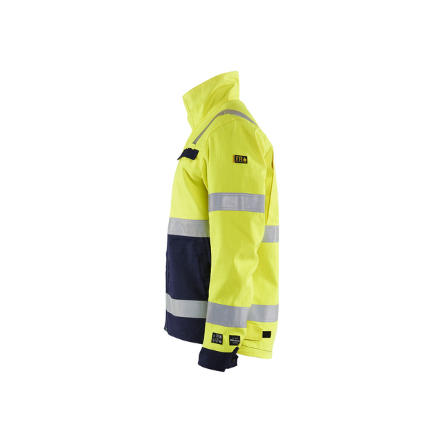JACKA 4087 1514 MULTINORM VARSELGUL/MARINBLÅ XXXL
