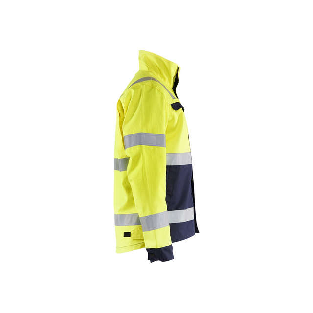 JACKA 4087 1514 MULTINORM VARSELGUL/MARINBLÅ XXXL