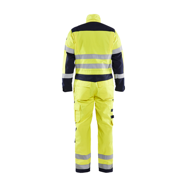 OVERALL 6378 1514 MULTINORM VARSELGUL/MARINBLÅ D96