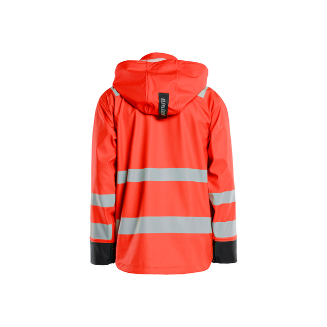 REGNJACKA 4302 2003 LEVEL2 VARSELRÖD/SVART M