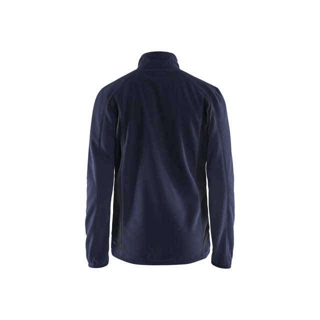 FLEECEJACKA 4730 2510 MÖRK MARINBLÅ/SVART XXL