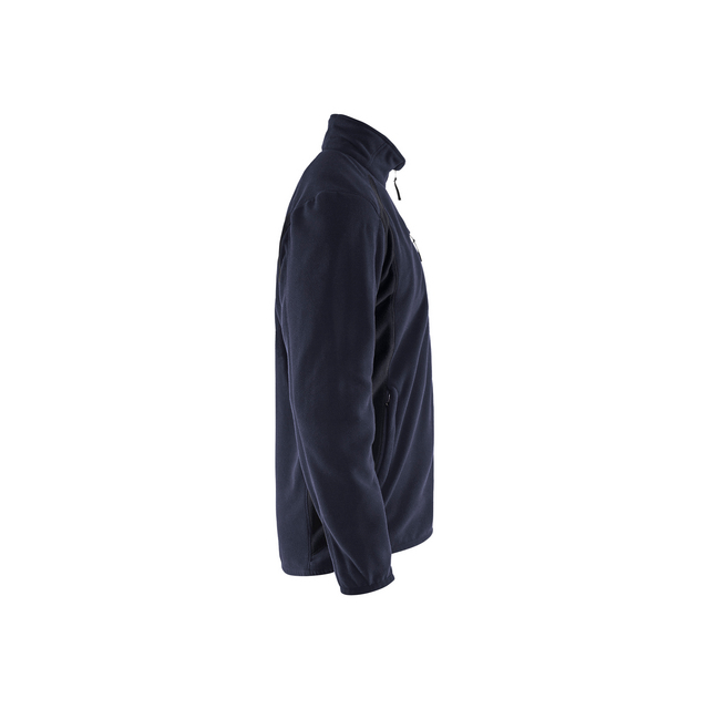 FLEECEJACKA 4730 2510 MÖRK MARINBLÅ/SVART XXL