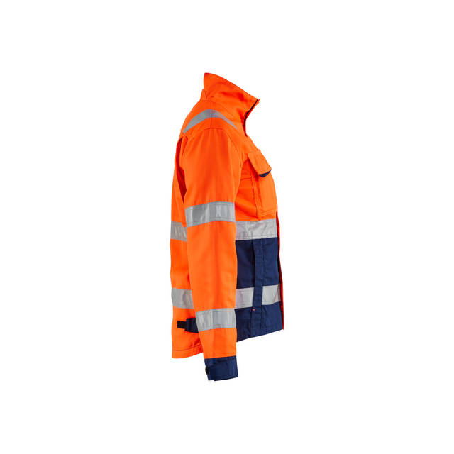 VARSELJACKA 4903 1811 DAM VARSELORANGE/MARINBLÅ L