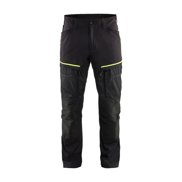 SERVICEBYXA 1456 1845 STRETCH SVART/VARSELGUL C50