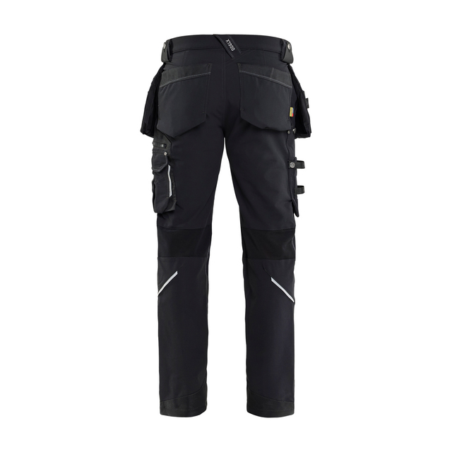 HANTVERKSBYXA 1998 1644 4-VÄGSSTRETCH X1900 SVART D120