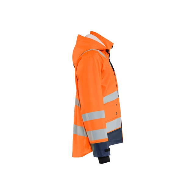 REGNJACKA 4327 2005 VARSEL LEV 3 VARSELORANGE/MARINBLÅ 4XL