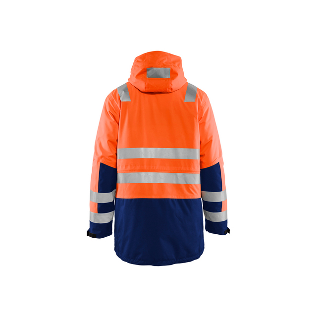 VARSELPARKAS 4495 1987 VARSELORANGE/MARINBLÅ XXL