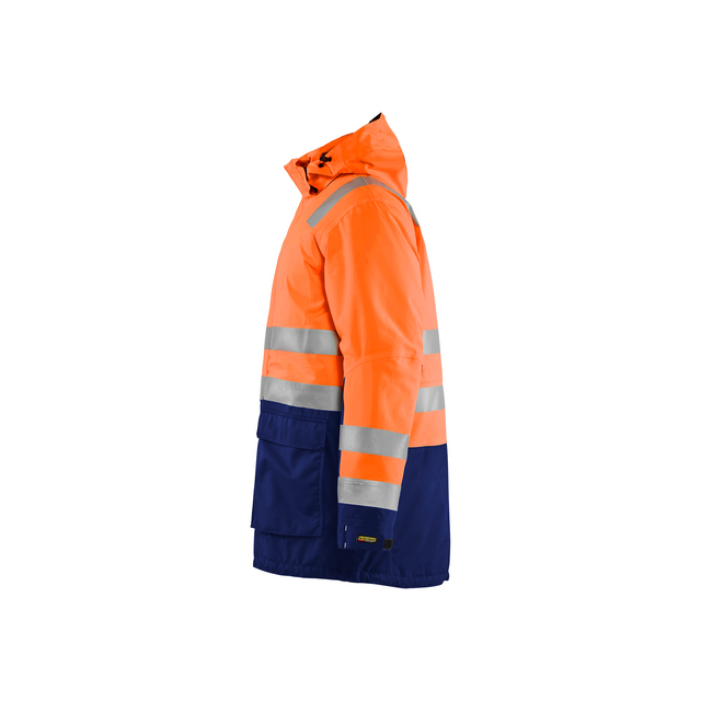 VARSELPARKAS 4495 1987 VARSELORANGE/MARINBLÅ XXL