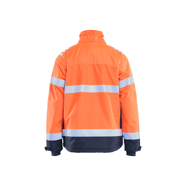 VARSELJACKA 4780 1977 VINTER VARSELORANGE/MARINBLÅ XL