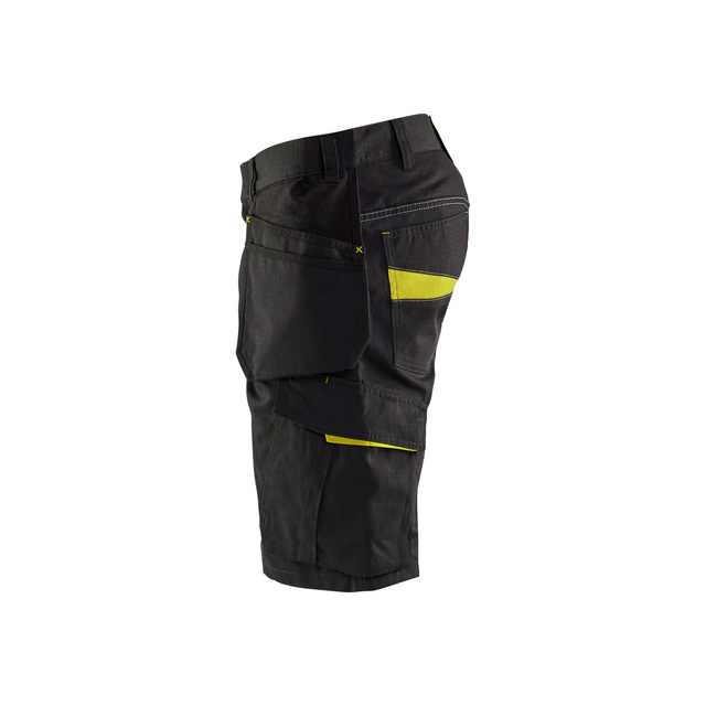 SERVICESHORTS 1494 1330 MED SPIKFICKOR SVART/VARSELGUL C50