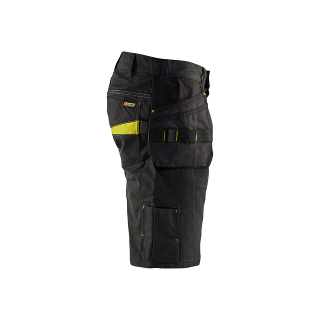 SERVICESHORTS 1494 1330 MED SPIKFICKOR SVART/VARSELGUL C50
