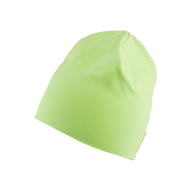 Ljusgrön mössa med enkel design och inga synliga mönster eller detaljer.