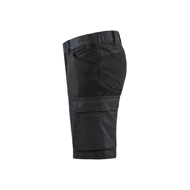 SERVICESHORTS 1437 1147 DENIM STRETCH MARINBLÅ/SVART C50