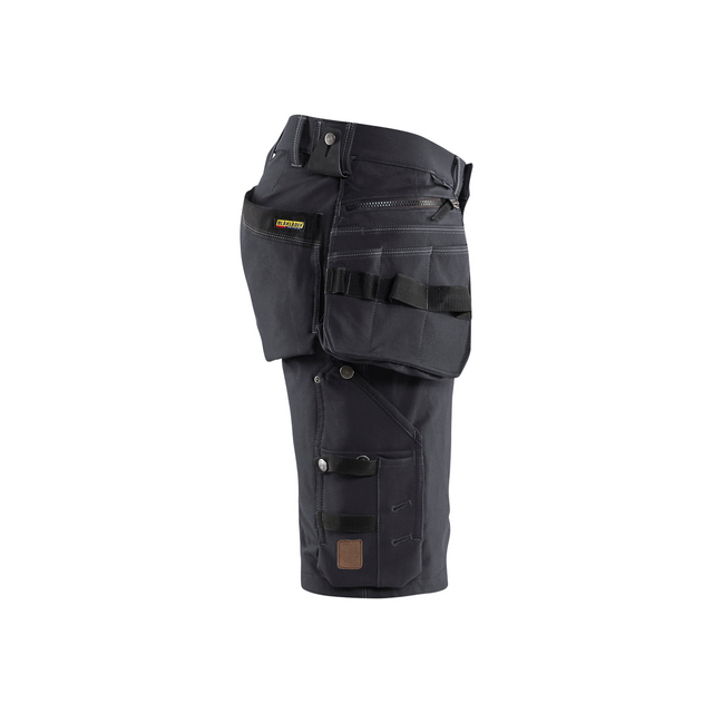 HANTVERKSSHORTS 1988 1644 4-VÄ STRETCH X1900 GRÅ/SVART C46