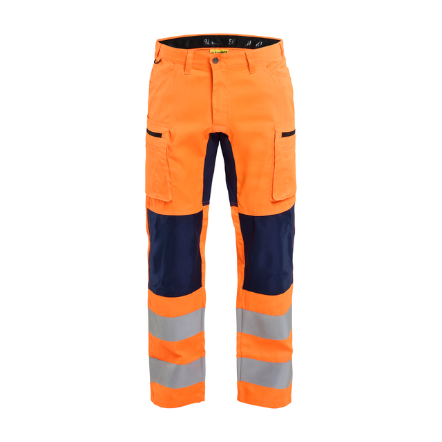 VARSELBYXA 1585 1811 STRETCH VARSELORANGE/MARINBLÅ D96