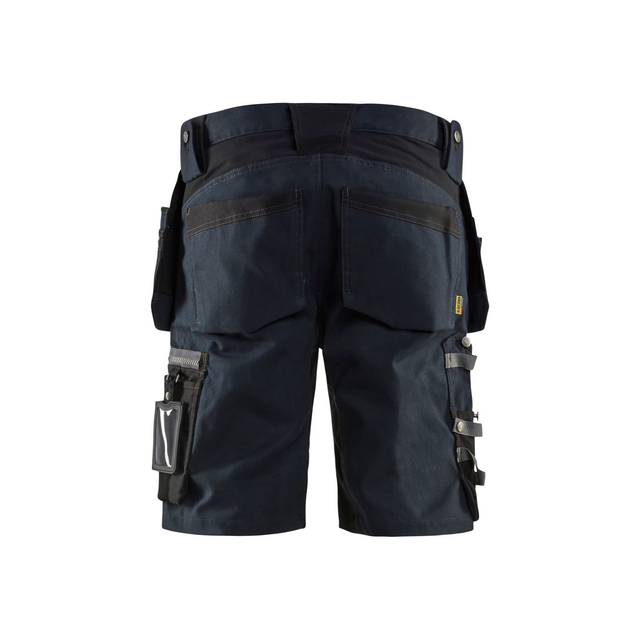 HANTVERKSSHORTS 1598 1343 MED STRETCH MÖ MARINBLÅ/SVART C50