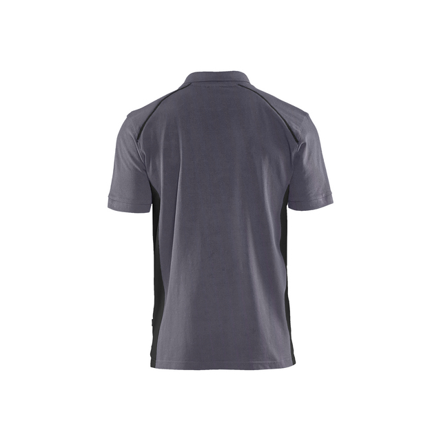 PIKÉTRÖJA 3324 1050 MELLANGRÅ/SVART XL