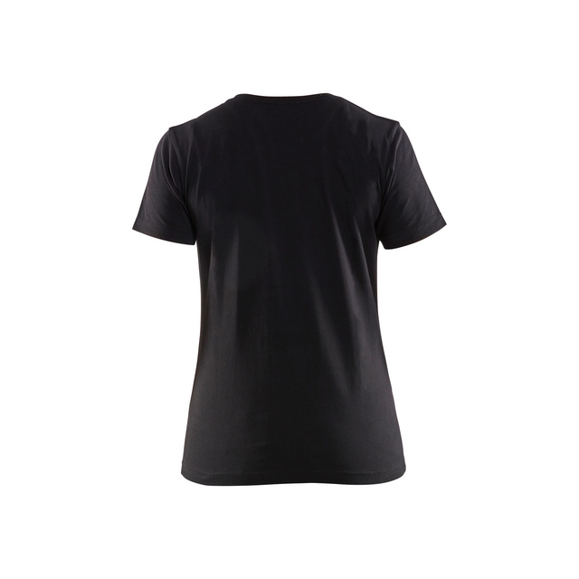 T-SHIRT 3479 1042 DAM SVART/VARSELGUL XXXL