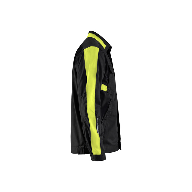 INDUSTRIJACKA 4444 1832 STRETC SVART/VARSELGUL M