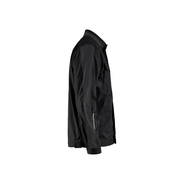 INDUSTRIJACKA 4444 1832 STRETC SVART/MÖRKGRÅ 4XL