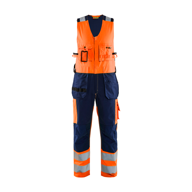 VÄSTBYXA 2653 1804 VARSEL VARSELORANGE/MARINBLÅ C60