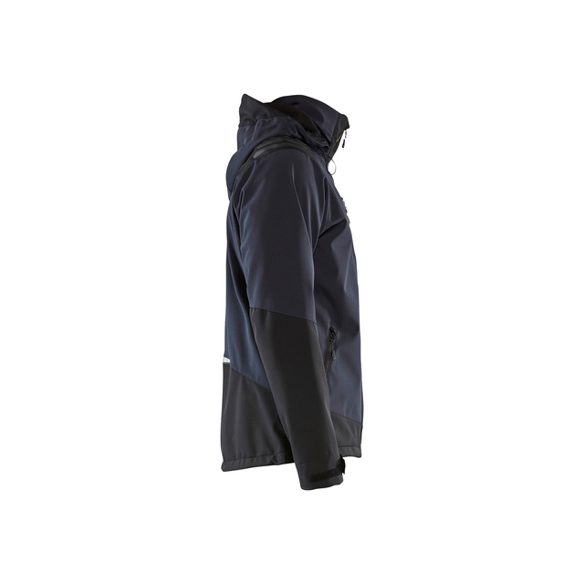 SOFTSHELLJACKA 4749 2513 MÖRK MARINBLÅ/GUL XXXL