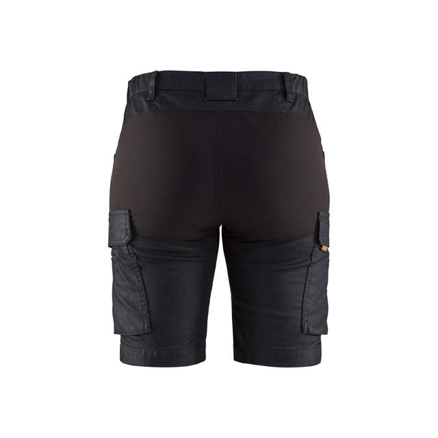SERVICESHORTS 7137 1147 STRETCH DAM MARINBLÅ/SVART C40