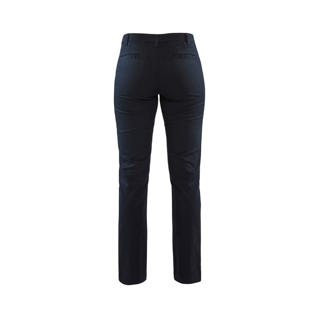 CHINOS 7165 1830 2-VÄGSSTRETCH DAM MÖRK MARINBLÅ D23